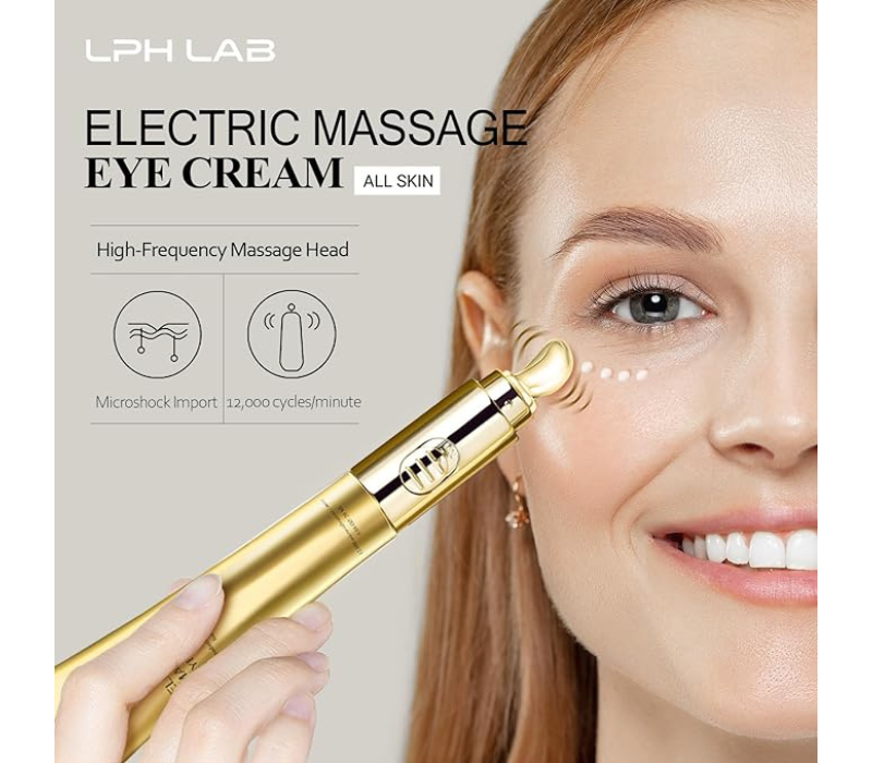 LPH LAB Electric Massager Eye Cream - Anti-Wrinkle, Reduces Puffiness, Dark Circles 